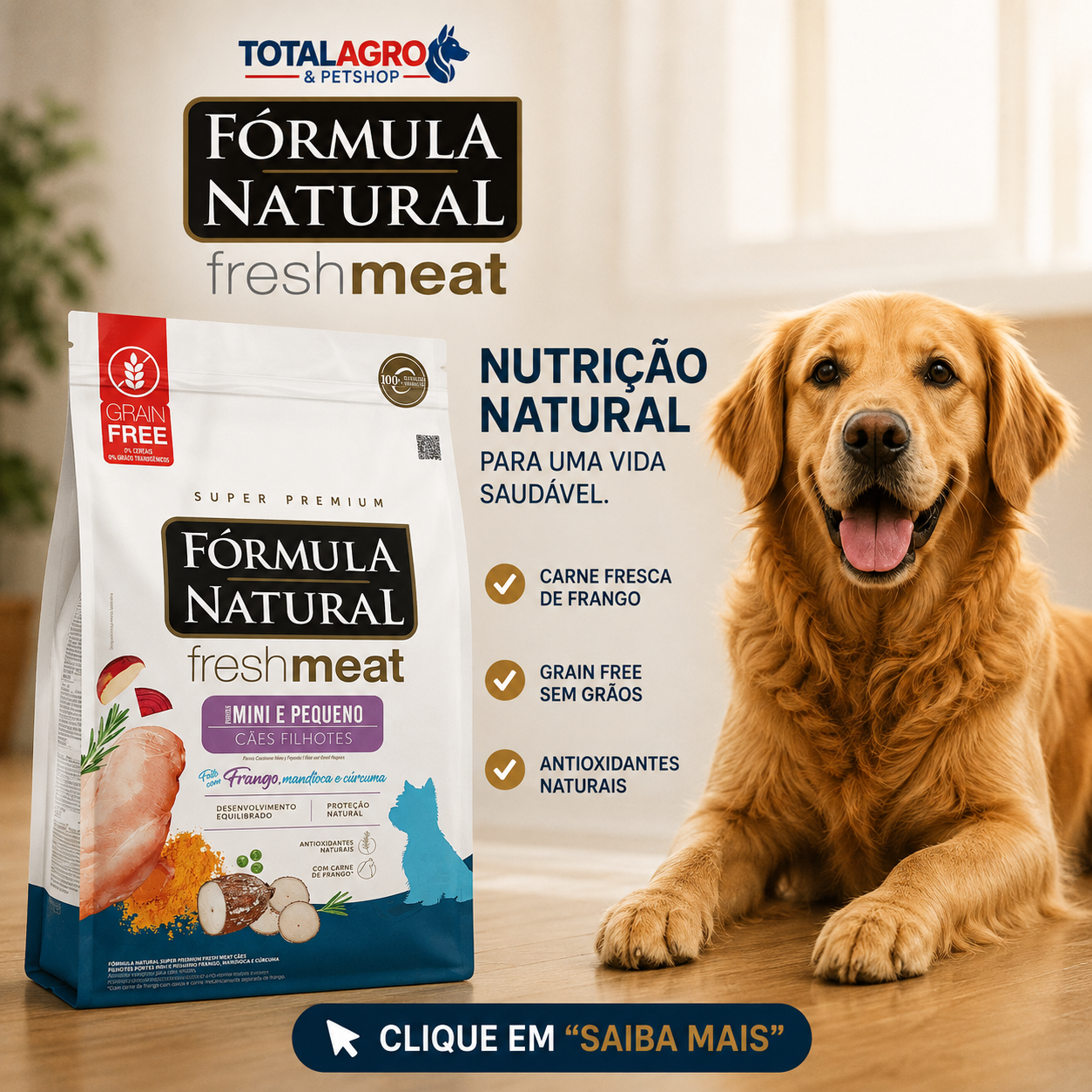 Fórmula Natural Freshmeat Filhotes